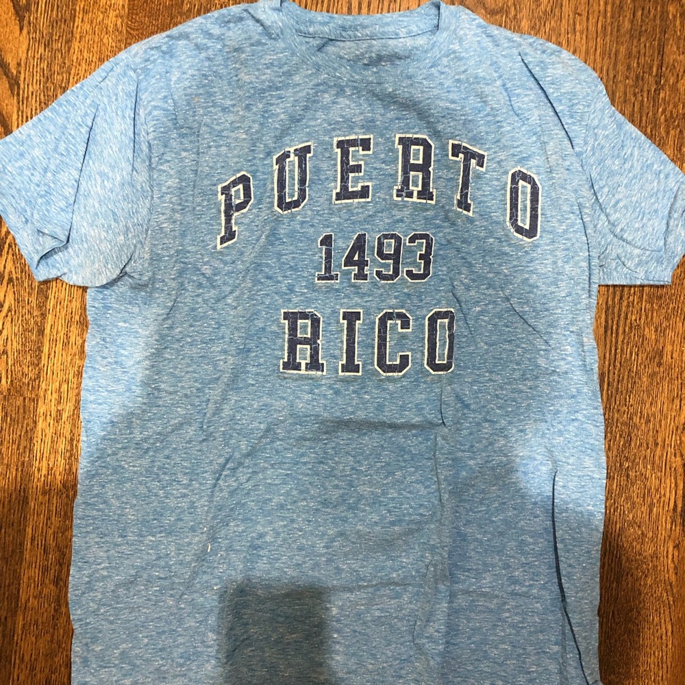 Blue Puerto Rico T-Shirt